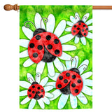 Ladybugs and Daisies Flag image 5