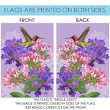 Hummingbird and Flowers Flag image 9