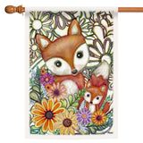 Flower Fox Flag image 5
