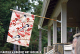 Chickadees and Berries Flag image 8