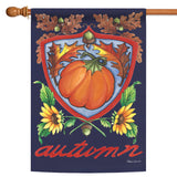 Autumn Pumpkin Crest Flag image 5