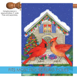 Christmas Cardinals Flag image 4
