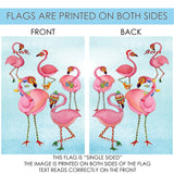 Festive Flamingo Flag image 9