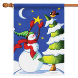 Snowman Star Flag image 5