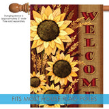 Welcome Sunflowers Flag image 4