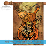 Tangle Cat and Pumpkin Flag image 4