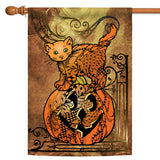 Tangle Cat and Pumpkin Flag image 5