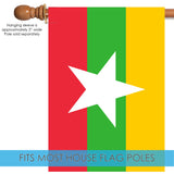 Flag of Myanmar Flag image 4