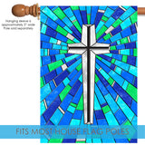 Stained Glass Cross Flag image 4