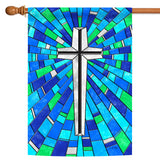Stained Glass Cross Flag image 5