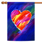 Heart in Blue Flag image 5