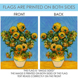 Van Gogh's Sunflowers Flag image 9