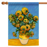 Van Gogh's Sunflowers Flag image 5