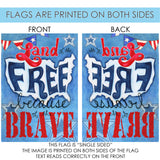 Because of the Brave Flag image 9