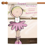 Birthday Ballerina Flag image 5