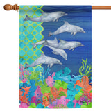 Diving Dolphins Flag image 5