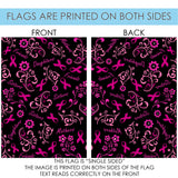Pink Ribbon Collage Flag image 9