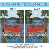 Rustic Lake Life-Adirondack Welcome Flag image 9
