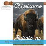 Where the Buffalo Roam-Welcome Buffalo NY Flag image 4