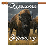 Where the Buffalo Roam-Welcome Buffalo NY Flag image 5