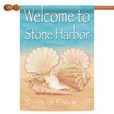 Welcome Shells-Stone Harbor Flag image 5