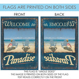 Welcome to Paradise Flag image 9