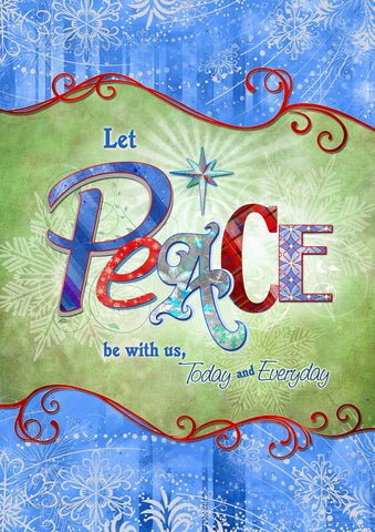Peace Be With Us Flag image 1