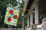 Flowers & Ladybugs Flag image 8