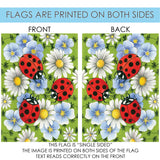 Flowers & Ladybugs Flag image 9
