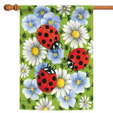 Flowers & Ladybugs Flag image 5