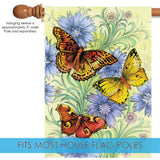 Flowers & Butterflies Flag image 4