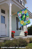 Frog & Waterlilies Flag image 8