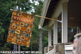 Quilted Wilderness Welcome Flag image 8