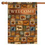 Quilted Wilderness Welcome Flag image 5
