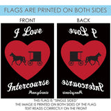 I Love Intercourse Flag image 9