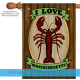 Massachusetts Lobster Sign Flag image 4