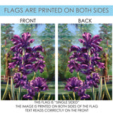 Blooming Irises Flag image 9