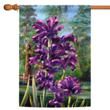 Blooming Irises Flag image 5
