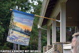 Winter River Welcome Flag image 8
