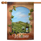 Vineyard View Welcome Flag image 5