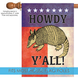 Howdee Y'all Armadillo Flag image 4