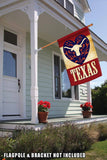Texas Longhorn Heart Flag image 8