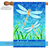 Dragonflies and Reeds Flag image 4