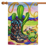 Cactus and Boots Flag image 5