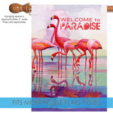 Flamingo Paradise Flag image 4