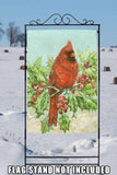 Winter Holly Cardinal Flag image 8