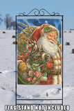 Santa and Reindeer Flag image 8