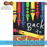 Back to School Crayons Flag image 4