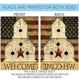Americana Birdhouse Welcome Flag image 9