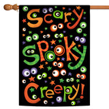 Scary Spooky Creepy Flag image 5